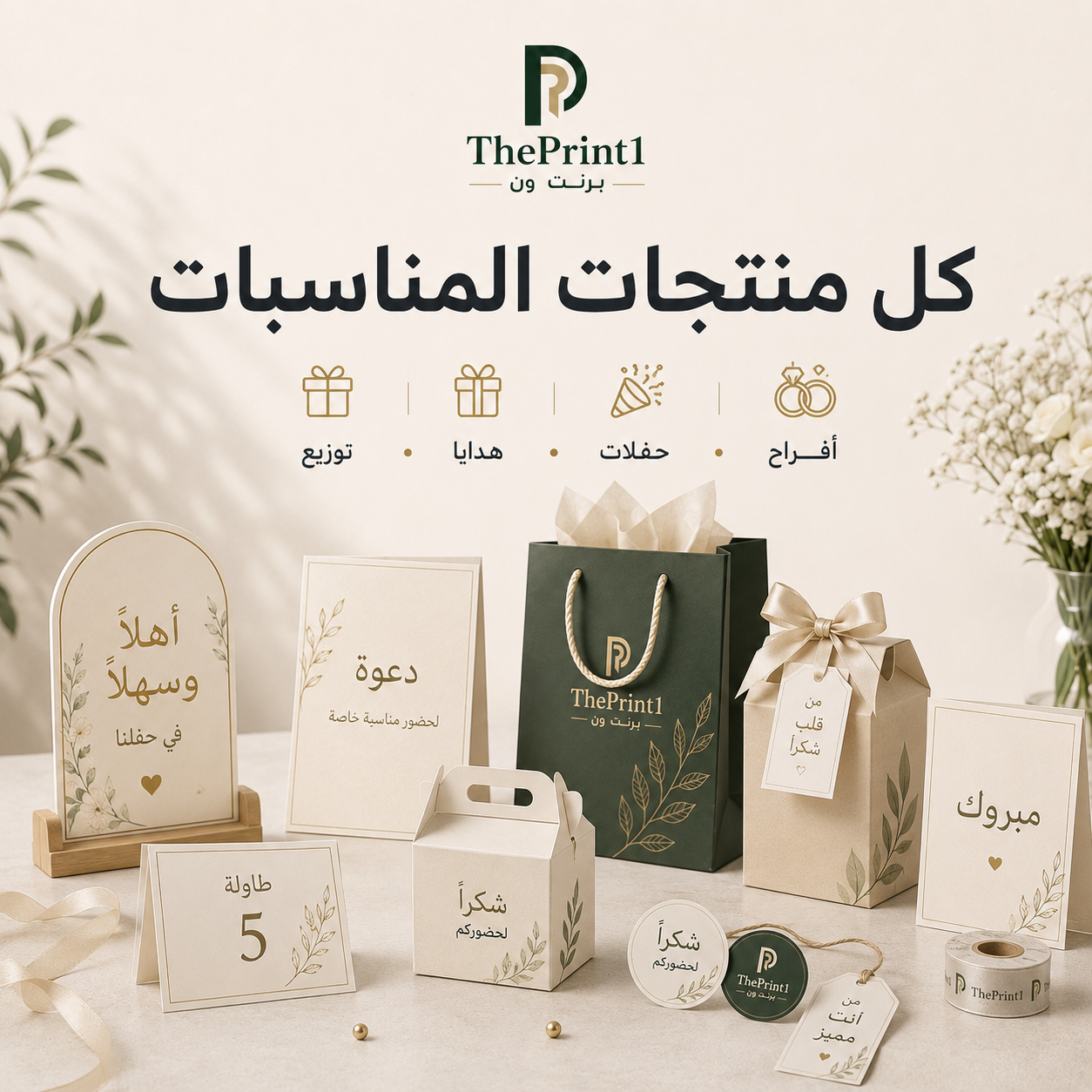 كل منتجات المناسبات