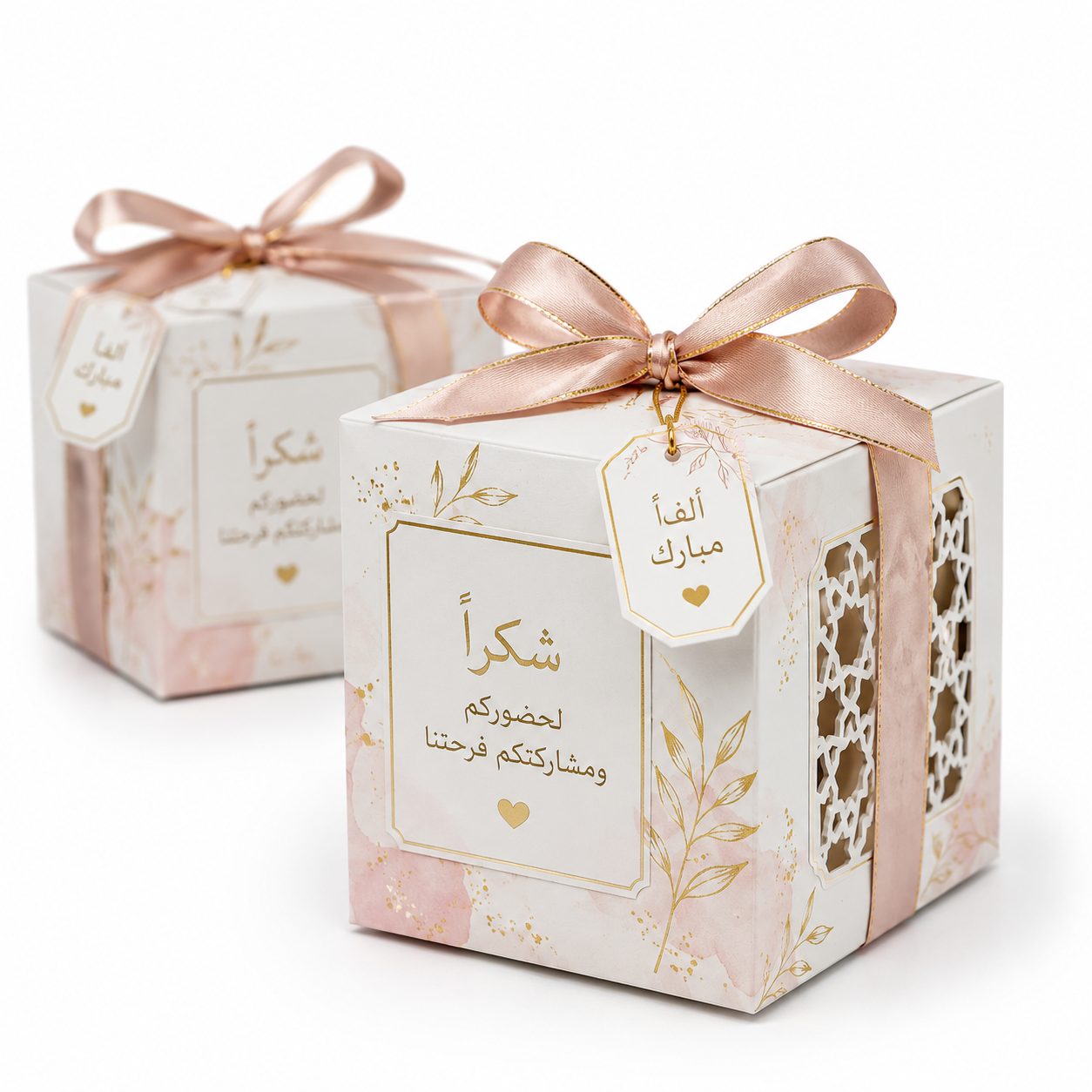 علبة توزيعات مربعة 10×10×10 سم