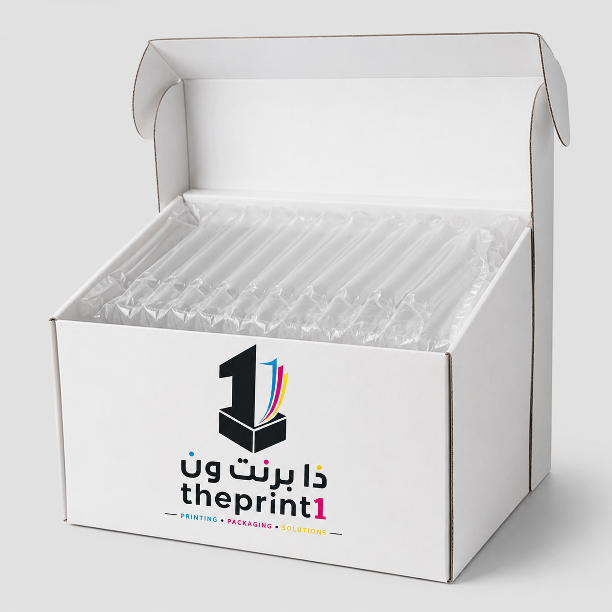 علبة ملفوفة مع خلايا حماية هوائية