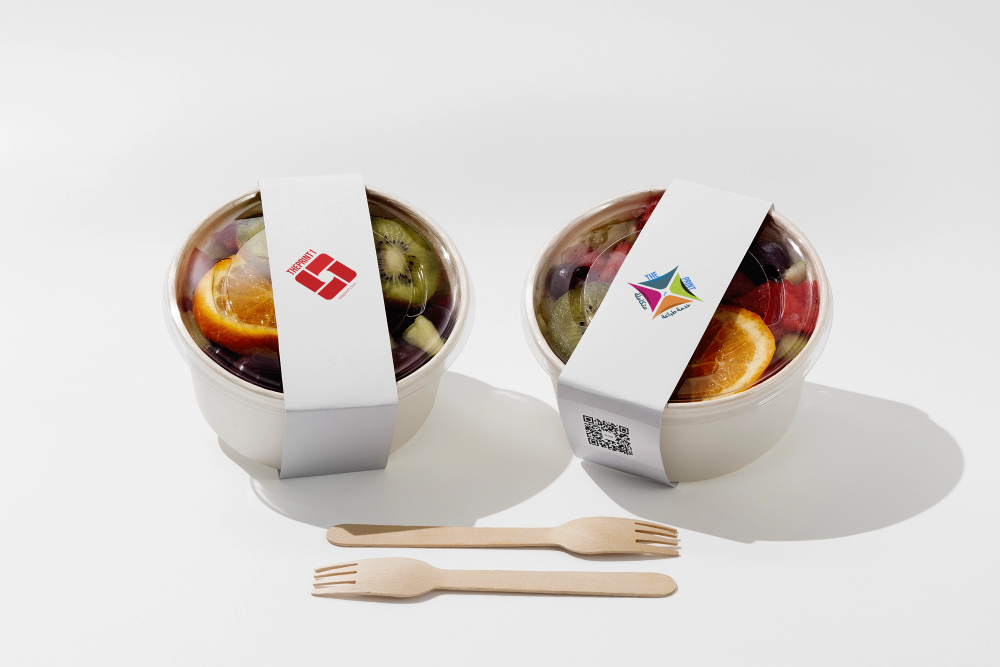 حزام ورقي لعلب الطعام طول 30 سم عرض 5 سم مع ليمينيشن للمتانة