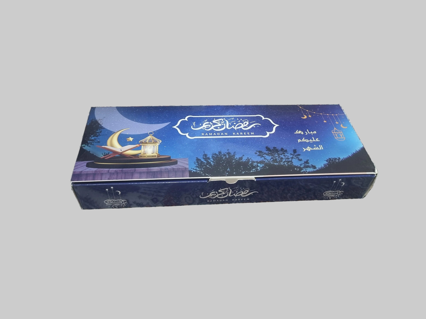 تصميم وطباعة كرتون 27 تقسيم للشوكولاتة والتمور والحلا التقسيم الواحد 4.5×4.5×4.5 سم