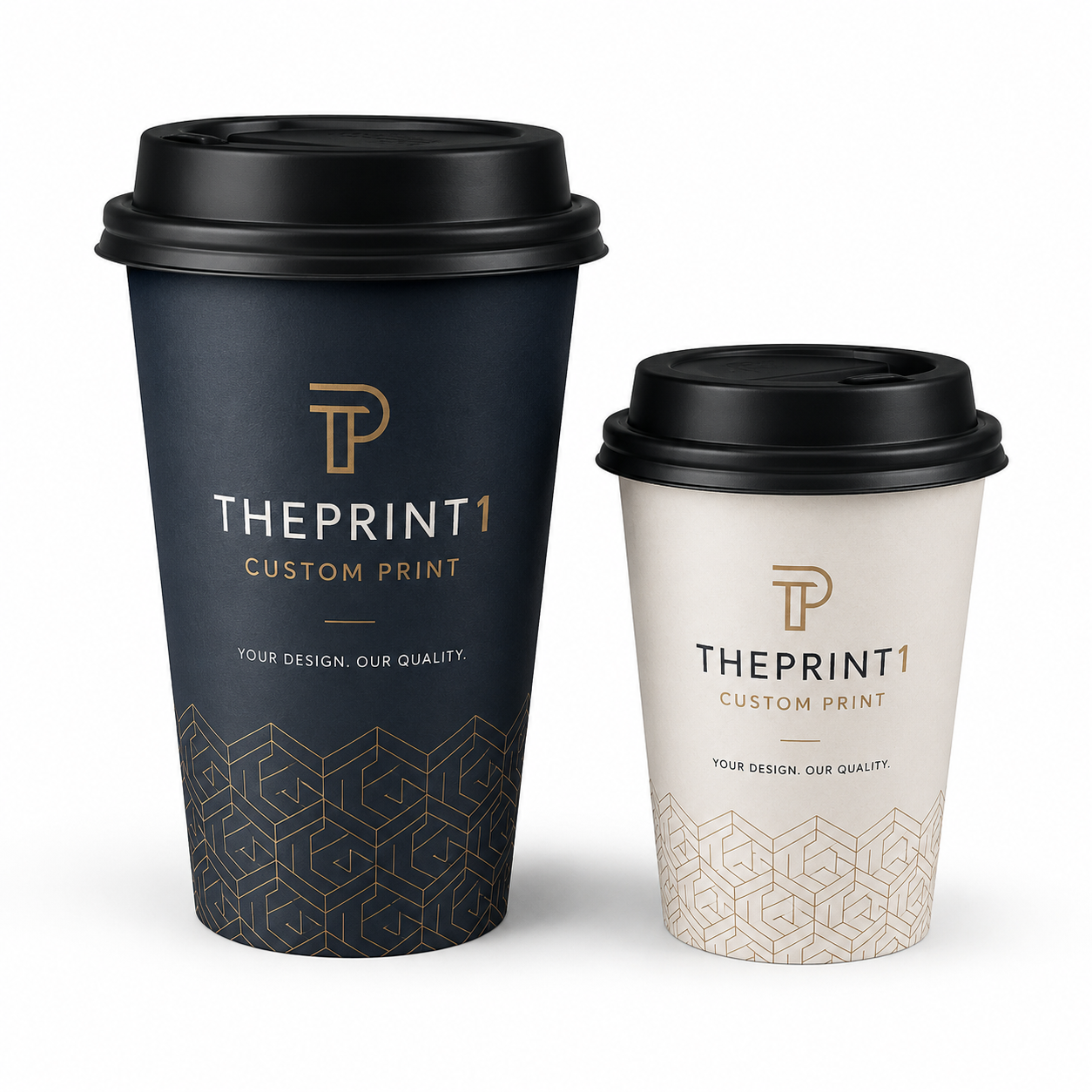 أكواب ورقية مطبوعة بطباعة theprint1