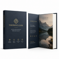 طباعة كتب بغلاف سميك | كتب فاخرة حسب الطلب - اطلب بكج تغليف كامل، اطلب تصميم تغليف منتج، طباعة بالأشعة فوق البنفسجية، طباعة حرارية على المنتجات | ذا برنت ون