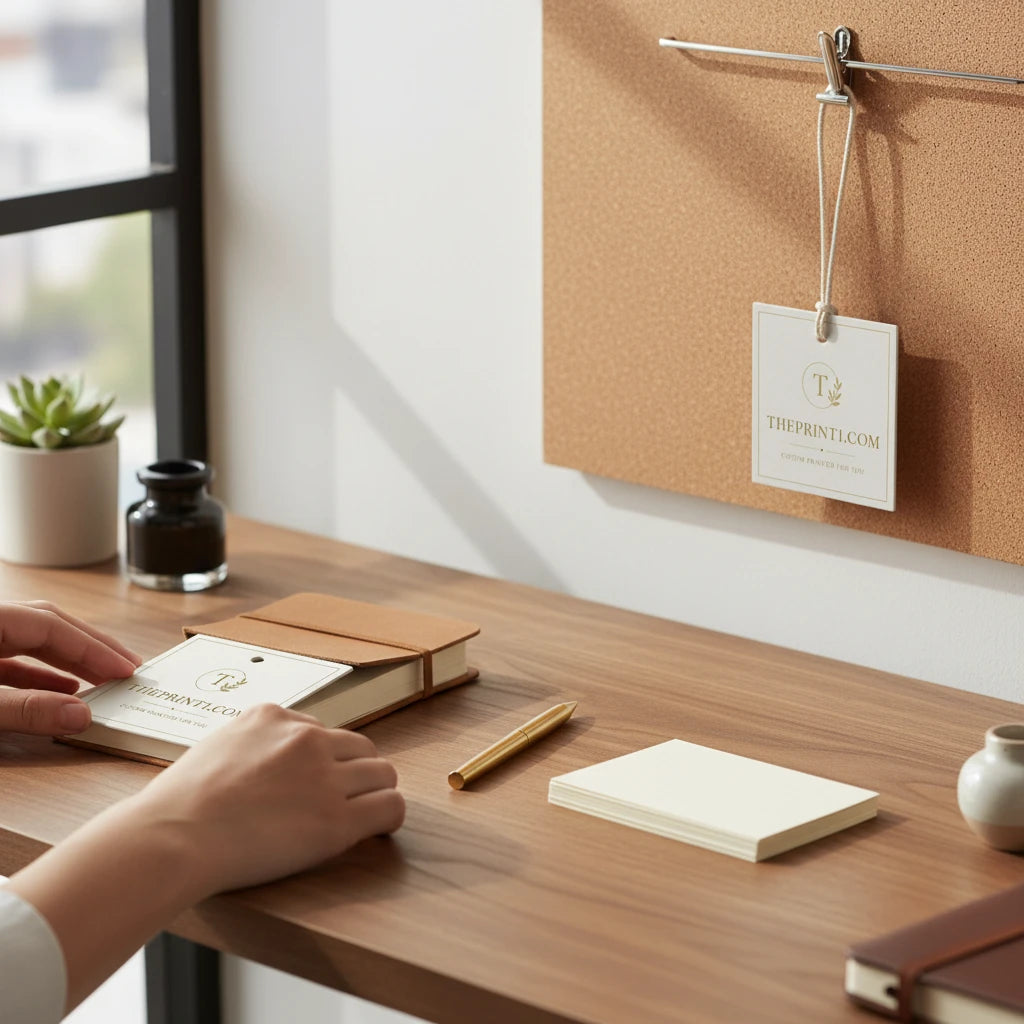 Product image 3: Customizable square tag | Printed product and gift tags