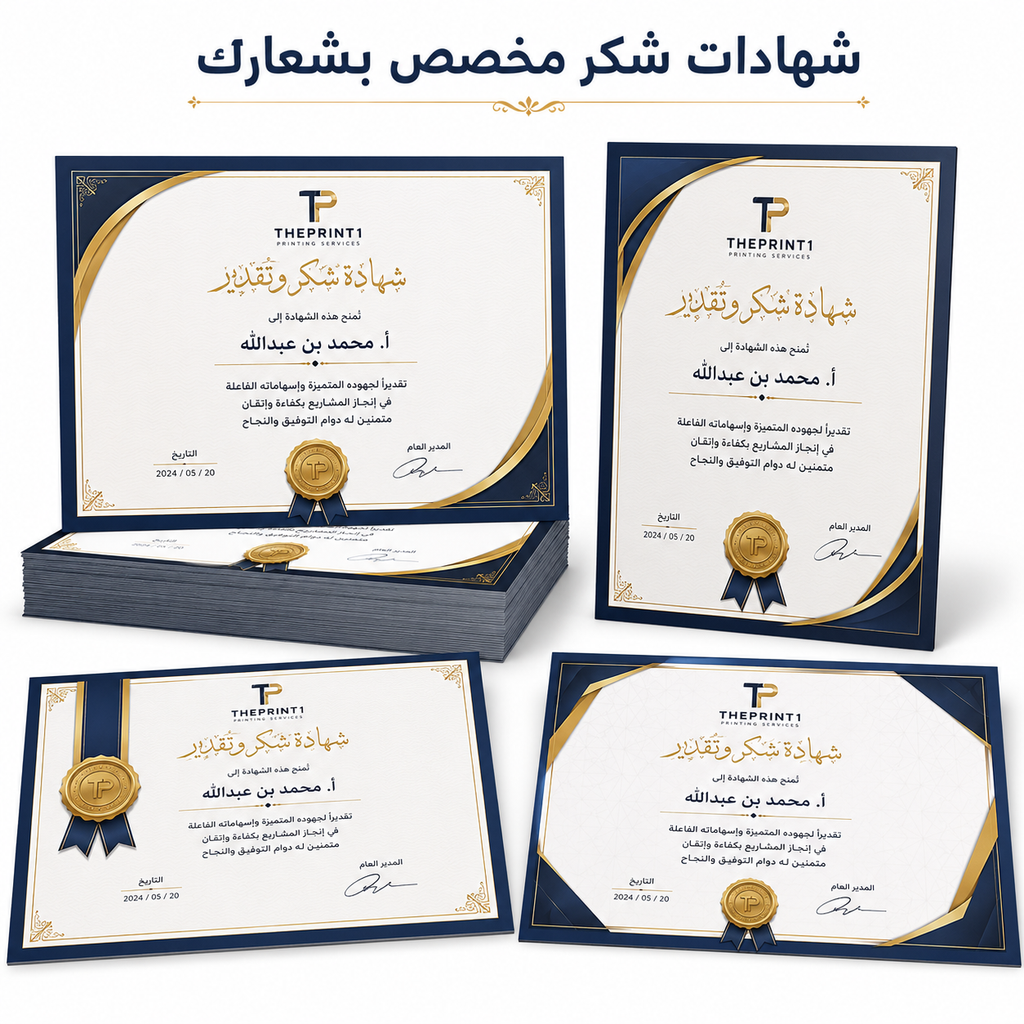 Product image 8: Printed A4 Appreciation, Graduation and Training Certificates | Premium 250 gsm Paper