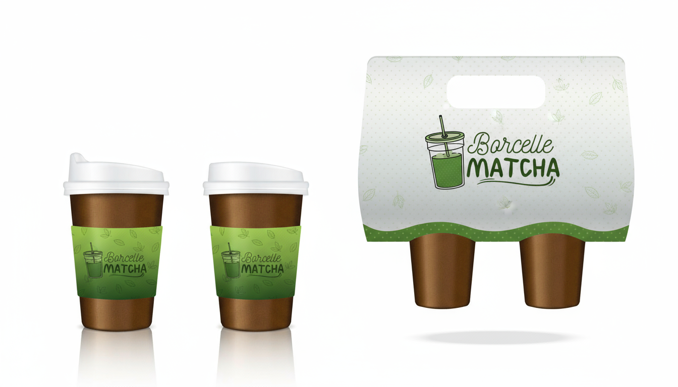 حامل 2 كوب مع طباعة