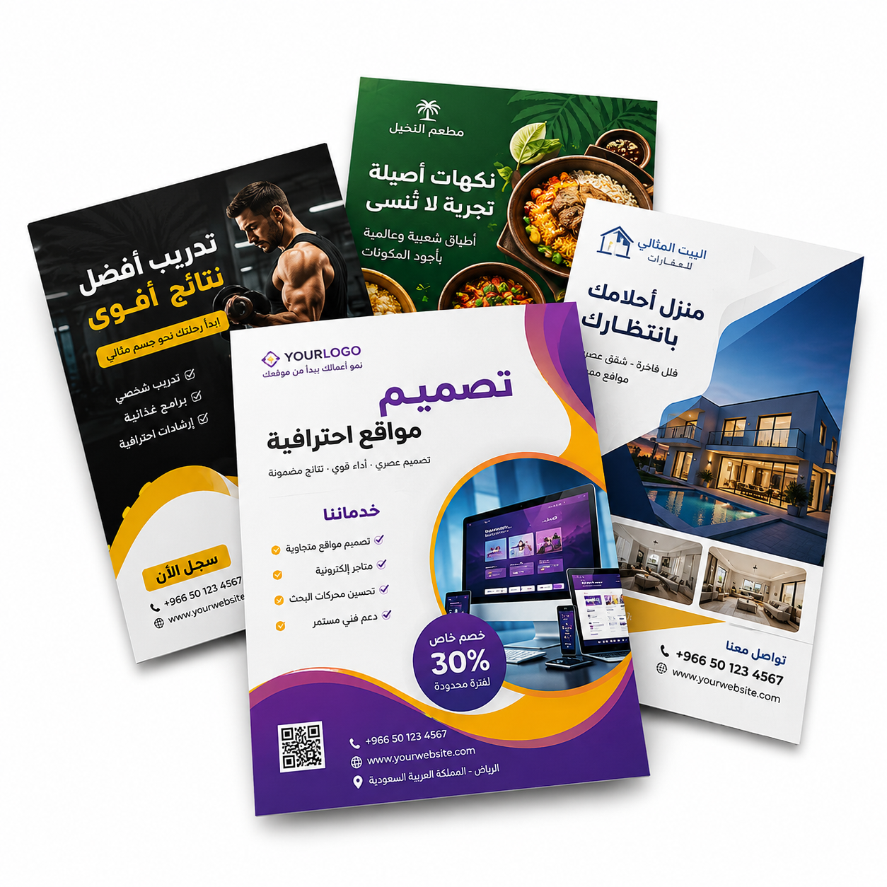 فلاير إعلاني مطبوع حسب الطلب | ذا برنت ون