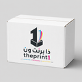 كرتون شحن بتداخل كامل للأغطية - شرائط تغليف مطبوعة، شريط لاصق بشعار، اطلب بكج تغليف كامل، اطلب تصميم تغليف منتج | ذا برنت ون