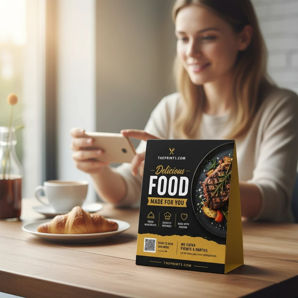 Product image 6: Custom Promotional Tabletop Display Stand for Restaurants and Events with Excellent Print Quality