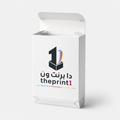 علبة بغطاء علوي وقاعدة أوتوماتيك - شرائط تغليف مطبوعة، شريط لاصق بشعار، اطلب بكج تغليف كامل، اطلب تصميم تغليف منتج | ذا برنت ون