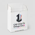كرتون قياسي بقاعدة قفل سريع - شرائط تغليف مطبوعة، شريط لاصق بشعار، اطلب بكج تغليف كامل، اطلب تصميم تغليف منتج | ذا برنت ون