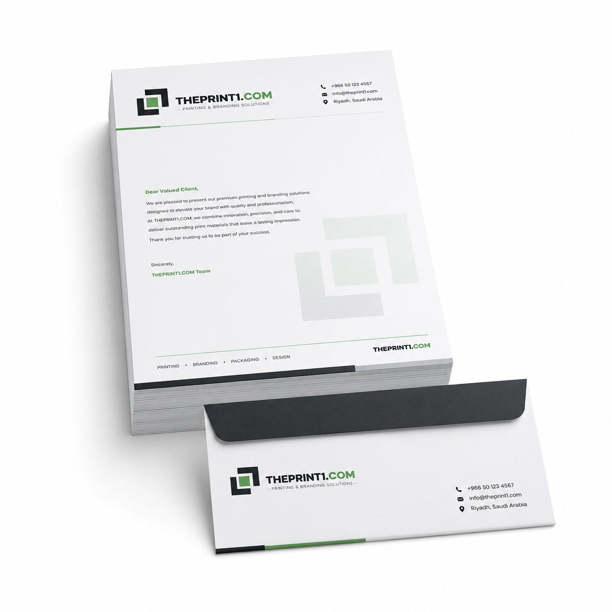 Product image 1: Custom Designed A4 Professional Letterhead | Corporate Letterhead