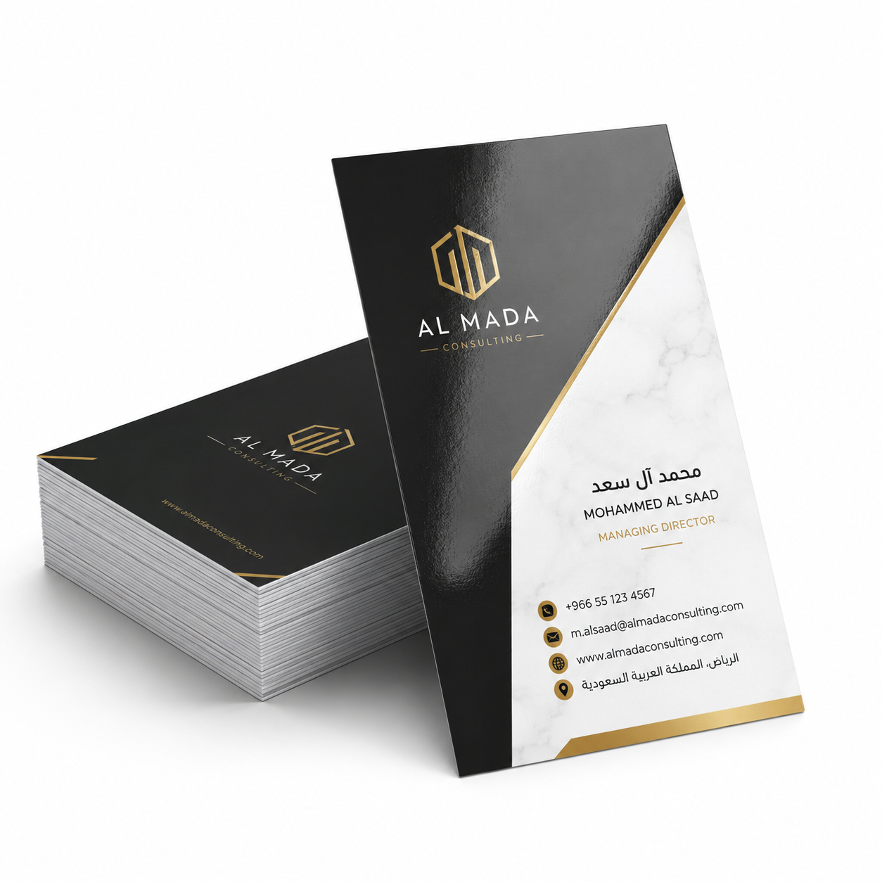 طباعة كرت شخصي كوشيه - شرائط تغليف مطبوعة، شريط لاصق بشعار، اطلب بكج تغليف كامل، اطلب تصميم تغليف منتج | ذا برنت ون