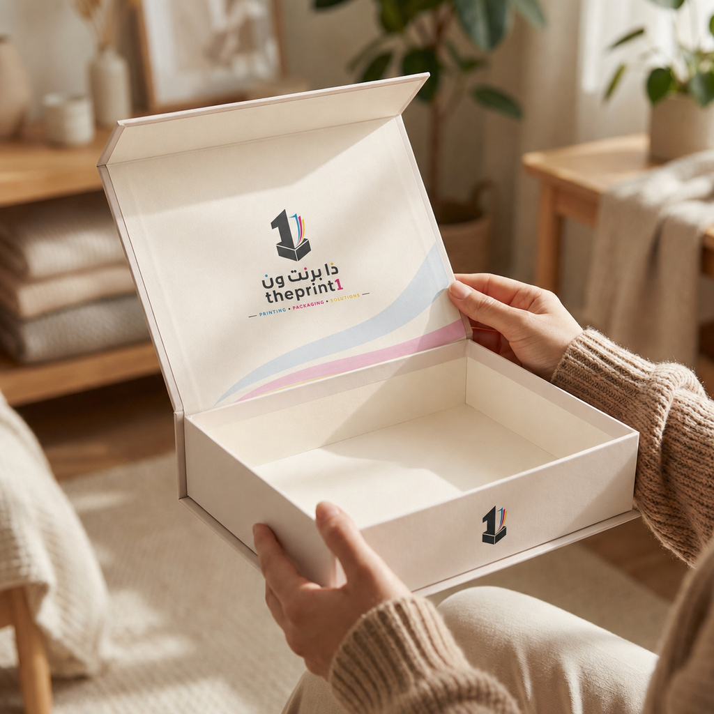 علبة هدايا مغناطيسية فاخرة مطبوعة | ذا برنت ون