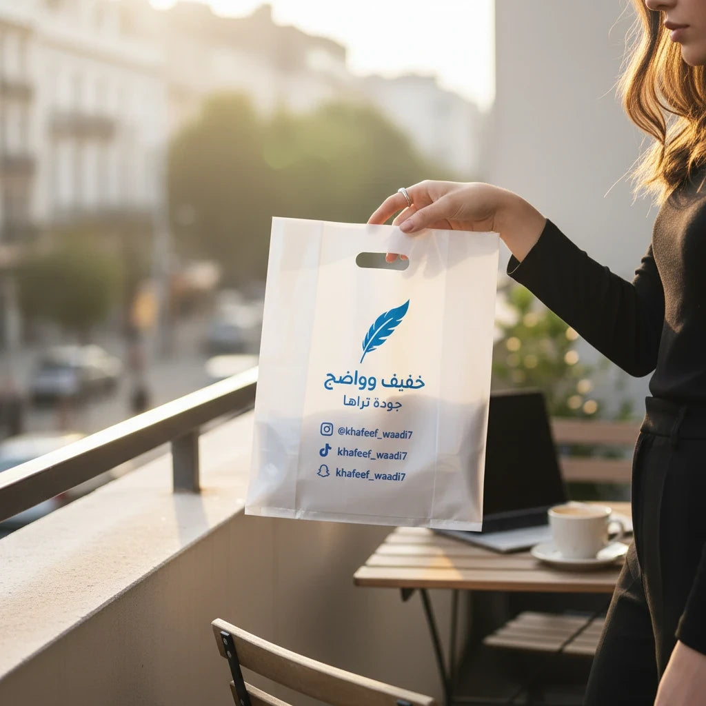 Product image 5: Clear Plastic Bags without Handles, separate for one-color printing — 40×50 cm