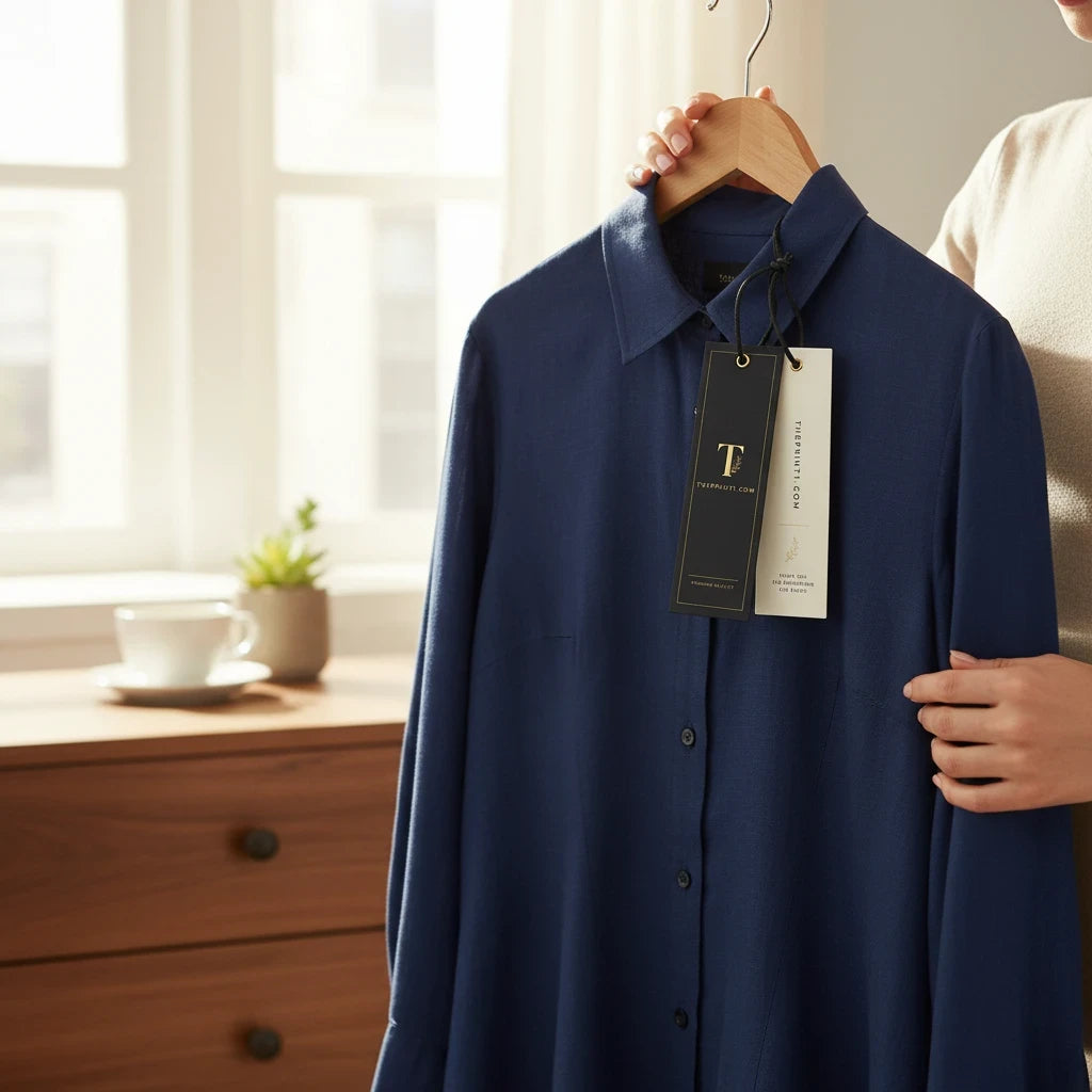 صورة المنتج 4: تاق طويل مخصص للعلامات التجارية | طباعة فاخرة للمنتجات