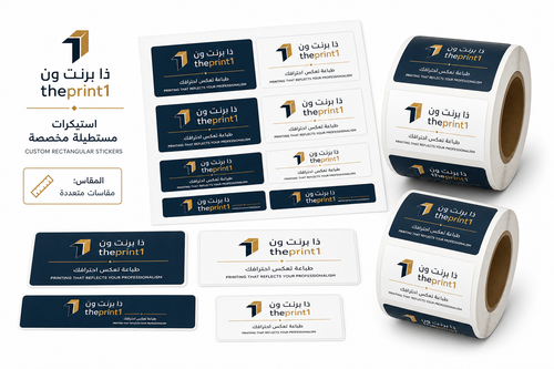 Product image 1: Custom Rectangular Stickers for Products and Packaging