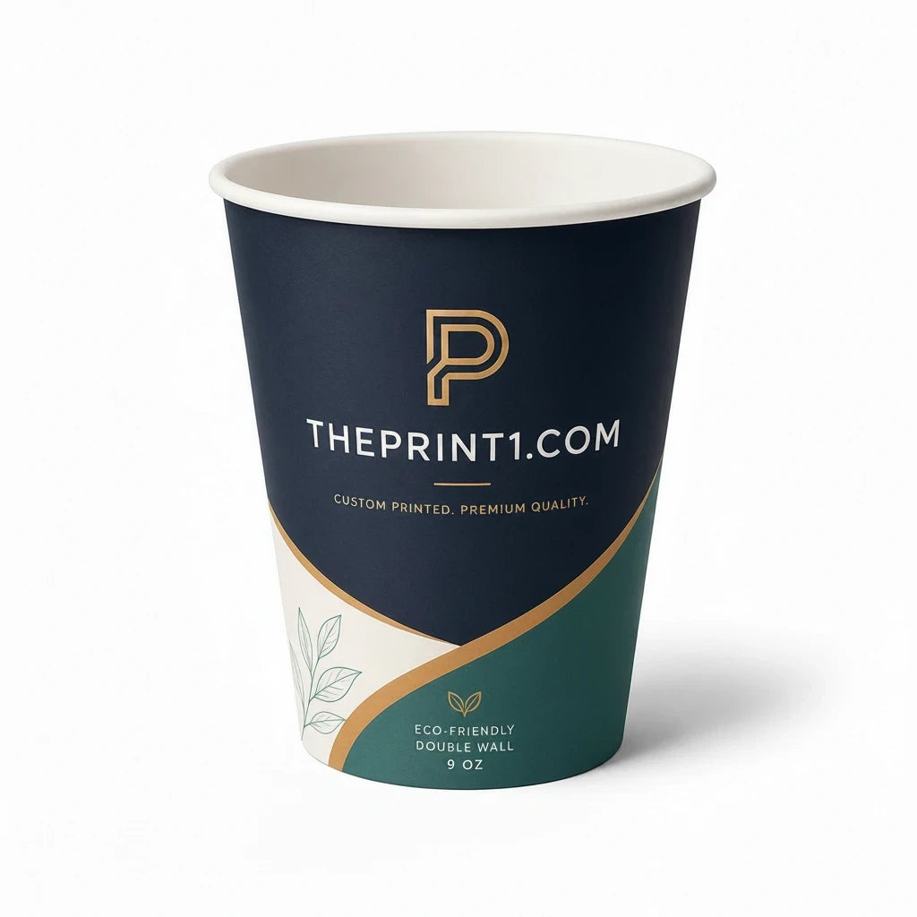 Product image 2: Custom-Printed 9 oz Double-Wall Paper Cup