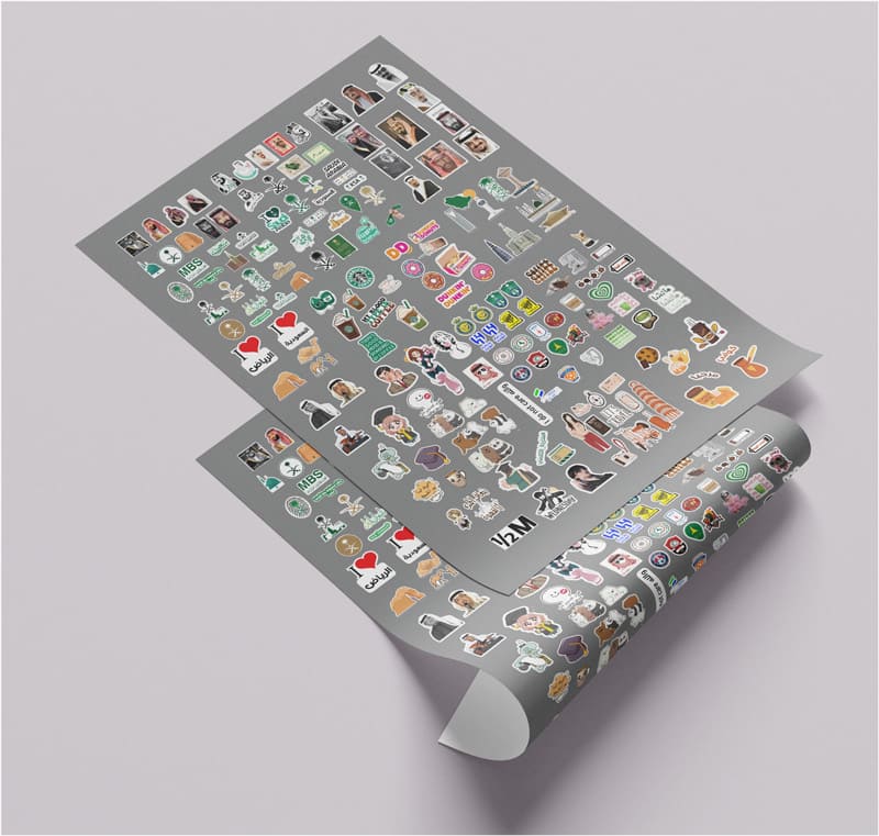 ملصقات أجهزة مخصصة عالية الجودة ومقاومة للماء، تصميمات فريدة لجميع أغراضك