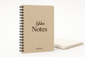 طباعة مفكرة Notes- مقاس A5 - سلك اسود - طباعة بالأشعة فوق البنفسجية، طباعة حرارية على المنتجات، اطلب بكج تغليف كامل، اطلب تصميم تغليف منتج | ذا برنت ون