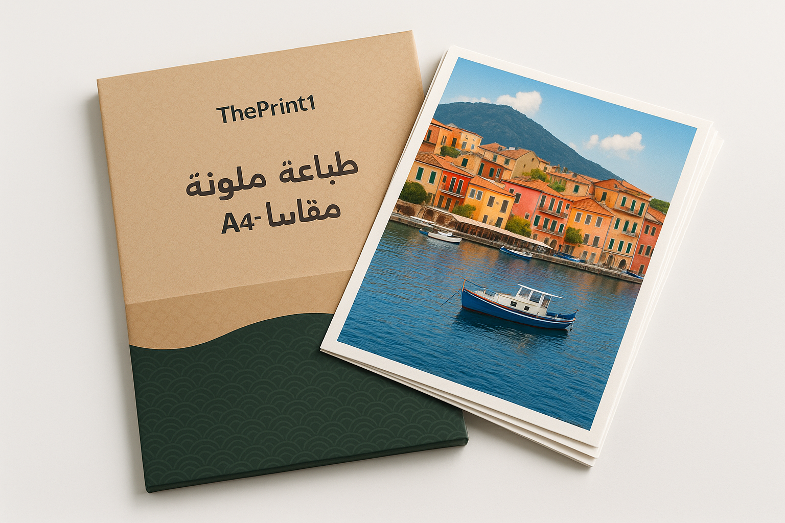 طباعة صور ملونة - مقاسات A4-A3 - اطلب بكج تغليف كامل، اطلب تصميم تغليف منتج، طباعة بالأشعة فوق البنفسجية، طباعة حرارية على المنتجات | ذا برنت ون