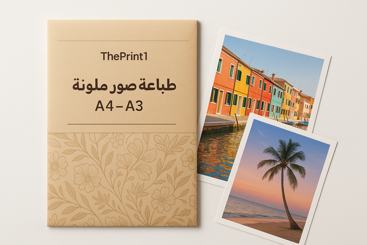 طباعة صور ملونة - مقاسات A4-A3 - اطلب بكج تغليف كامل، اطلب تصميم تغليف منتج، طباعة بالأشعة فوق البنفسجية، طباعة حرارية على المنتجات | ذا برنت ون