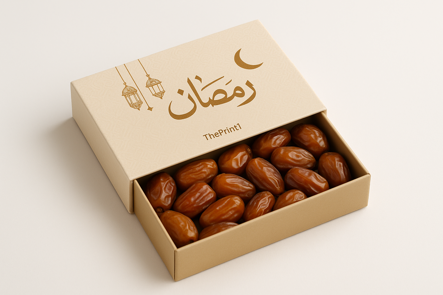 بوكس سحاب مقاس 11 في 8 ارتفاع 3 سم - ثيم جاهز رمضان